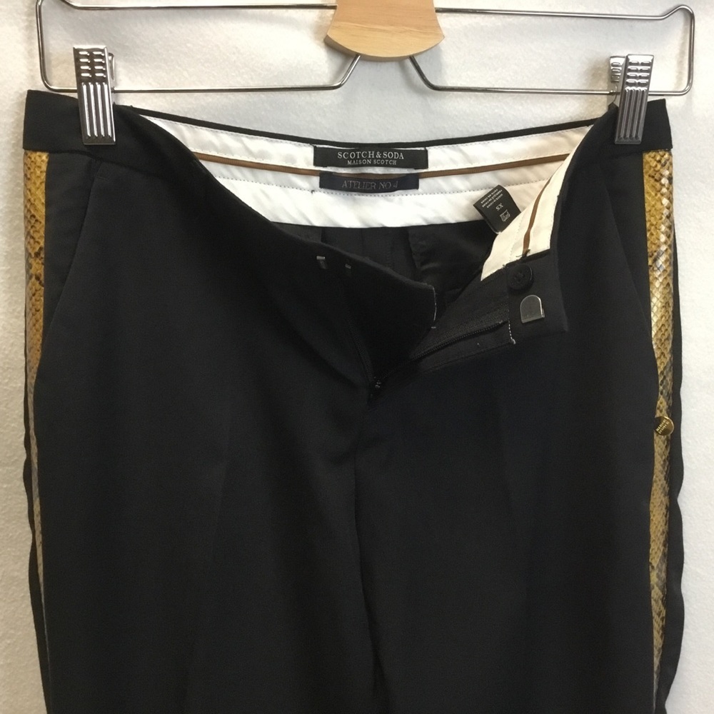 Scotch & Soda Side Stripe Snake Tuxedo Trouser Pa… - image 5